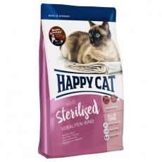 Happy Cat Adult Sterilised Voralpen-Rind 10 kg  + DOPRAVA ZDARMA
