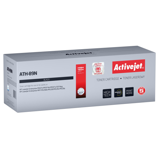 Activejet ATH-89N toner do tiskárny HP; Náhradní toner HP CF289A; Supreme; 5000 stran; černý - s čipem