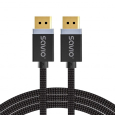 SAVIO DISPLAYPORT (M) - KABEL DISPLAYPORT (M), V1.4, 3 m, CL-176