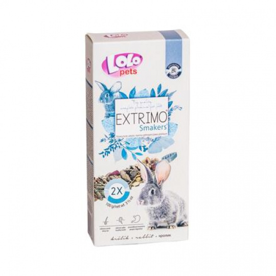 EXTRIMO SMAKERS tyčinky pre králiky 2ks/100 g EXTRIMO SMAKERS tyčinky pre králiky 2ks/100 g