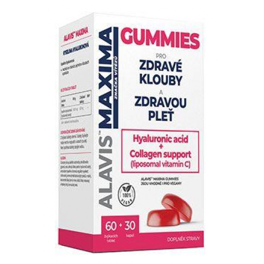 Alavis MAXIMA Gummies 60tbl + 30cps Barnys Ultra Imuno Alavis MAXIMA Gummies 60tbl + 30cps Barnys Ultra Imuno