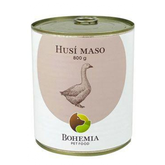 BOHEMIA MASO Husacie vo vlastnej šťave 800g BOHEMIA MASO Husacie vo vlastnej šťave 800g