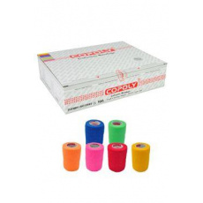 Elastická bandáž. CoPoly 5cm x 4,5m MIX NEON 12ks Elastická bandáž. CoPoly 5cm x 4,5m MIX NEON 12ks