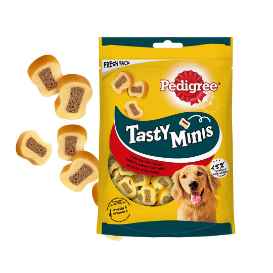 Pedigree Tasty Bites Chewy Slices 155 g Dospělý jedinec Hovězí