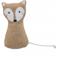 Filcová líška 13 cm, catnip, béžová