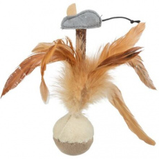 Squieky loptička s perím a myškou 15 cm (RP 0,90 €) Squieky loptička s perím a myškou 15 cm (RP 0,90 €)