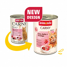 ANIMONDA konzerva CARNY Adult - morka, kura+rak 400g