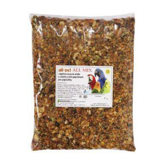 Krmivo pre Vtáky ALL MIX vaječná zmes s orechmi 1kg Krmivo pre Vtáky ALL MIX vaječná zmes s orechmi 1kg