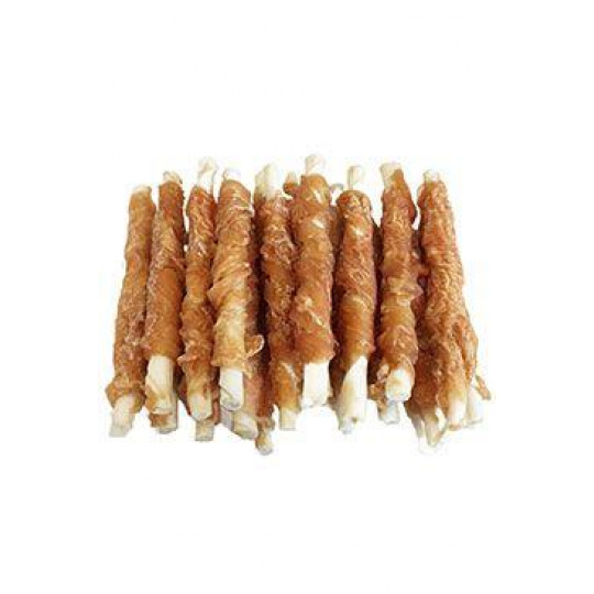 Pochúťka Tyčinka z byvolej kože s kuracím mäsom 250g Pochúťka Tyčinka z byvolej kože s kuracím mäsom 250g