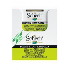 Schesir Cat konz. Dospelý tuniak/mahi mahi 85g Schesir Cat konz. Dospelý tuniak/mahi mahi 85g