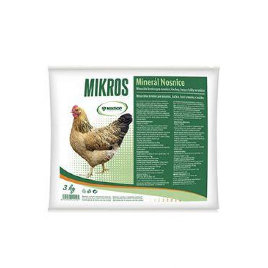 Mikrop Mikros Minerál Nosnice plv 3kg Mikrop Mikros Minerál Nosnice plv 3kg