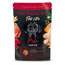 Fitmin FL dog kapsička Menu Meat mix 350g Fitmin FL dog kapsička Menu Meat mix 350g