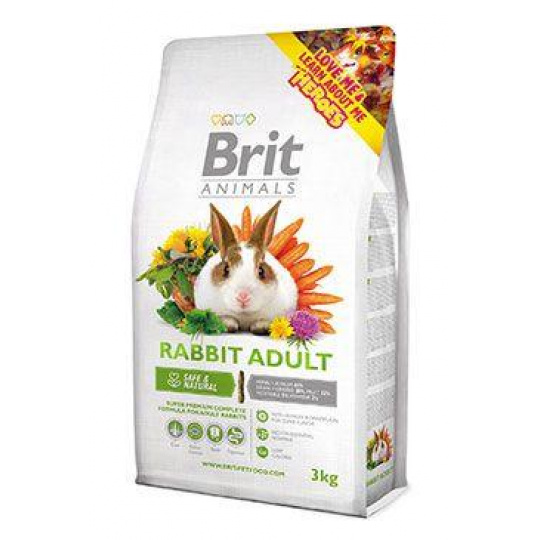 Brit Animals Rabbit Adult Complete 3kg