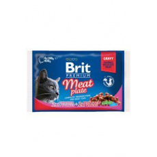 Brit Premium Cat kapsička Meat Plate 400g (4x100g) Brit Premium Cat kapsička Meat Plate 400g (4x100g)