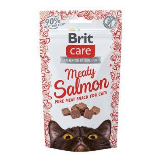 Brit Care Cat Snack Meaty Salmon 50g Brit Care Cat Snack Meaty Salmon 50g