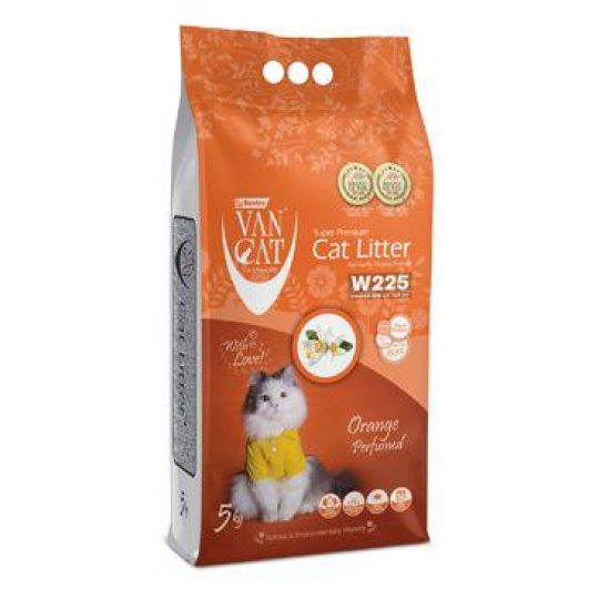 Podstielka Vancat stelivo bentonit Orange 5kg Podstielka Vancat stelivo bentonit Orange 5kg