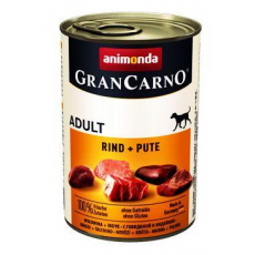 Animonda pes GRANCARNO konz. ADULT hovězí/ krůta 400g