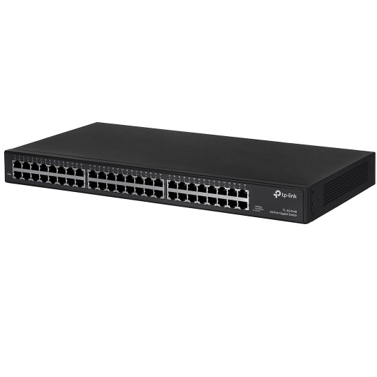 TP-Link TL-SG1048 Nespravované Gigabit Ethernet (10/100/1000) 1U Černá