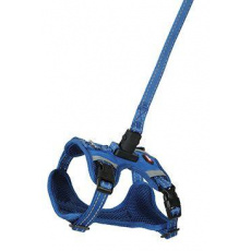 Postroj pes s vodítkom 2m CLIP&GO modrá XL Zolux