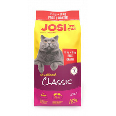 JosiCat Cat Sterilised Classic 15 kg + 3 kg