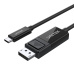 UNITEK V1146A kabelová redukce USB-C DisplayPort Černá