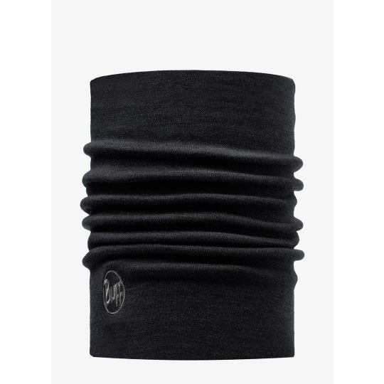 Multifunkční závěs Buff Heavyweight Merino Wool - Černá