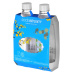 SodaStream litre bottle white Fuse floral pattern Twinpack