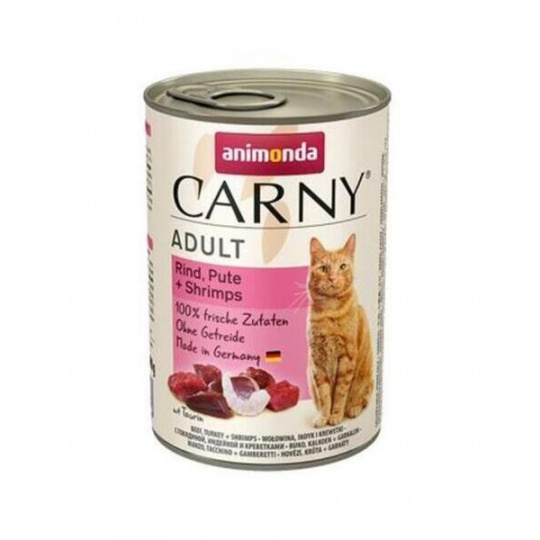 Animonda CARNY® cat Adult hovädzie,morka a krevety bal. 6 x 400 g konzerva
