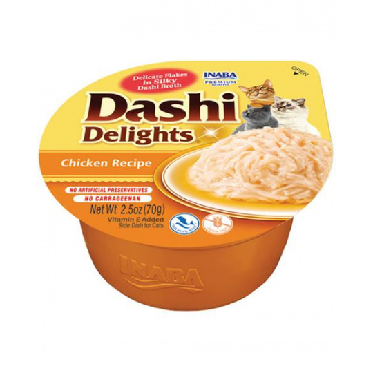 Inaba Dashi Delights mačka Kura 6 x 70 g vanička