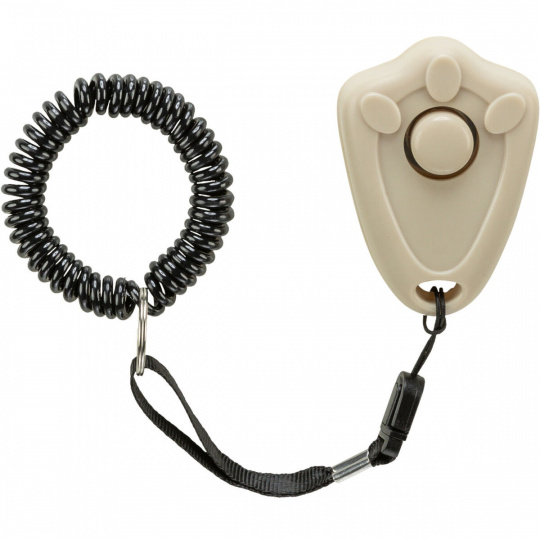 Clicker s tlačidlom výcviková pomôcka s pútkom TRIXIE Clicker s tlačidlom výcviková pomôcka s pútkom TRIXIE