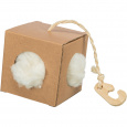 Box s hniezdiacim materiálom, 9x9x9 cm/ 6g, kartón/kapok