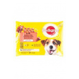 Mars PEDIGREE kapsička dog ADULT Multipack hovädzie & hydinové mäso v želé 4 x 100 g