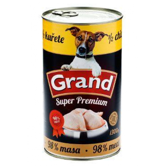 GRAND konz. pes Extra s 1/2 kura 1300g