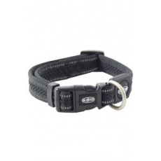 Obojok BUSTER Airmesh reflexný S 27-40cm/20mm čierny Obojok BUSTER Airmesh reflexný S 27-40cm/20mm čierny