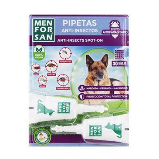 Menforsan Spot on pipety pre psov antipar. 2x1,5ml