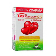 GS Koenzym Q10 30mg 30+30cps nový