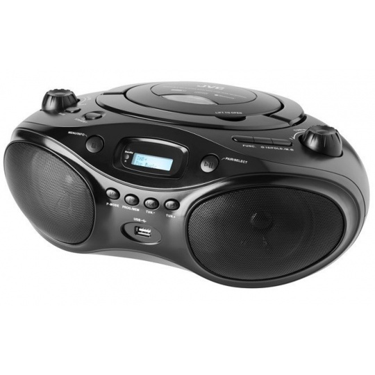 Rádio JVC RD-E661B-DAB Boombox černý