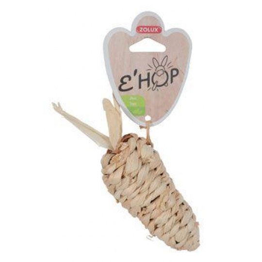 Hračka hlodavec EHOP mrkva z kukur. listu Zolux Hračka hlodavec EHOP mrkva z kukur. listu Zolux