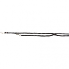 Vodítko CAVO okrúhle predlžovacie - čierna/strieborná Vodítko CAVO okrúhle predlžovacie - čierna/strieborná