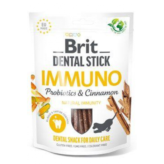 Brit Dog Dental Stick Immuno Probiotics&Cinnamon 7ks Brit Dog Dental Stick Immuno Probiotics&Cinnamon 7ks