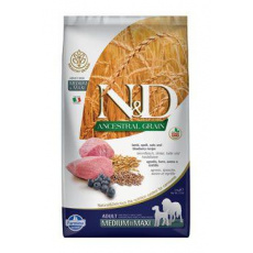 N&D LG DOG Adult M/L Lamb & Blueberry 12kg