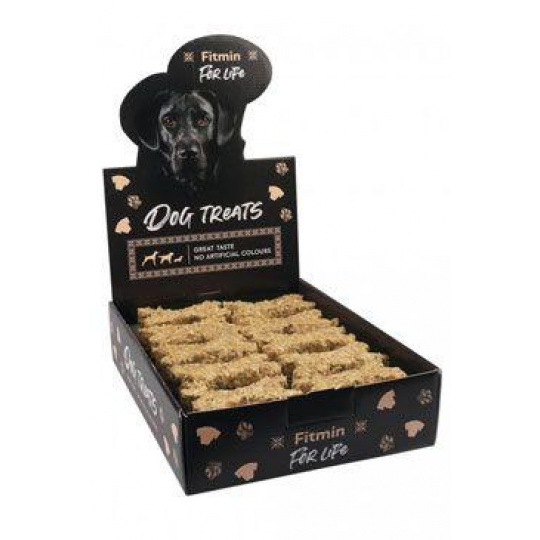 Pochúťka FFL dog natural kosť hydinová s jukou 30ks