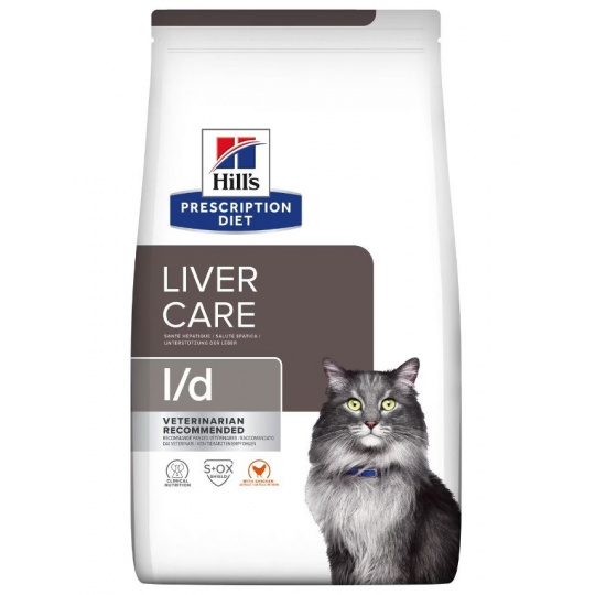 HILL'S Prescription Diet Liver Care - suché krmivo pro kočky - 1,5kg