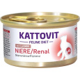 KATTOVIT Feline Diet Niere/Renal Lamb - mokré krmivo pro kočky - 85g