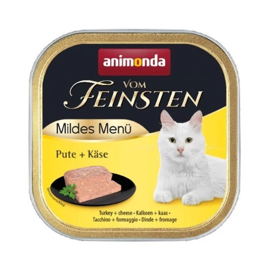 ANIMONDA vom Feinsten Mildes Menu Krůta se sýrem - vlhké krmivo pro kočky - 100g