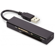 Ednet 85241 čtečka karet Černá USB 2.0