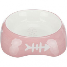 Keramická miska 200ml/13cm - CAT + rybia kosť