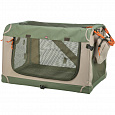 Transportná prepravka COMFY, M: 51.9 x 49.4 x 85.7 cm, olivová/béžová