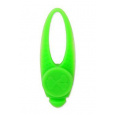 Prívesok na obojok Dog Fantasy LED silikón zelený 8cm