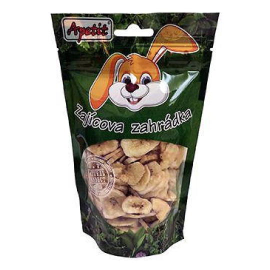 Apetit zajacova záhradka Banán sušený, chips 120g Apetit zajacova záhradka Banán sušený, chips 120g